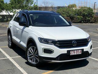 2021 Volkswagen T-ROC A11 MY21 110TSI Style White 8 Speed Sports Automatic Wagon.