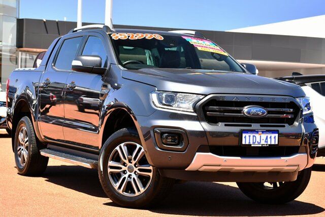Used Ford Ranger PX MkIII 2021.25MY Wildtrak Rockingham, 2021 Ford Ranger PX MkIII 2021.25MY Wildtrak Grey 10 Speed Sports Automatic Double Cab Pick Up