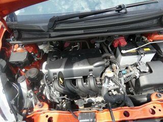 2015 Toyota Yaris NCP131R MY15 SX Orange 4 Speed Automatic Hatchback