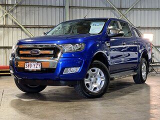 2016 Ford Ranger PX MkII XLT Double Cab Blue 6 Speed Sports Automatic Utility.