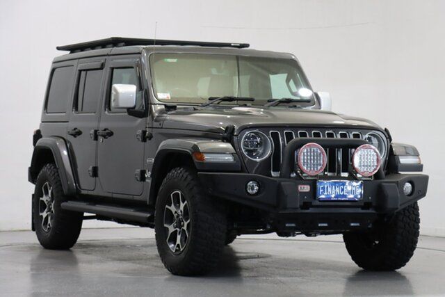 Used Jeep Wrangler JL MY20 Unlimited Overland Victoria Park, 2019 Jeep Wrangler JL MY20 Unlimited Overland Grey 8 Speed Automatic Hardtop