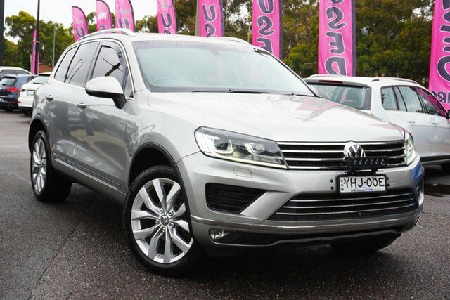 Used Volkswagen Touareg 7P MY17 V6 TDI Tiptronic 4MOTION Phillip, 2017 Volkswagen Touareg 7P MY17 V6 TDI Tiptronic 4MOTION Silver 8 Speed Sports Automatic Wagon