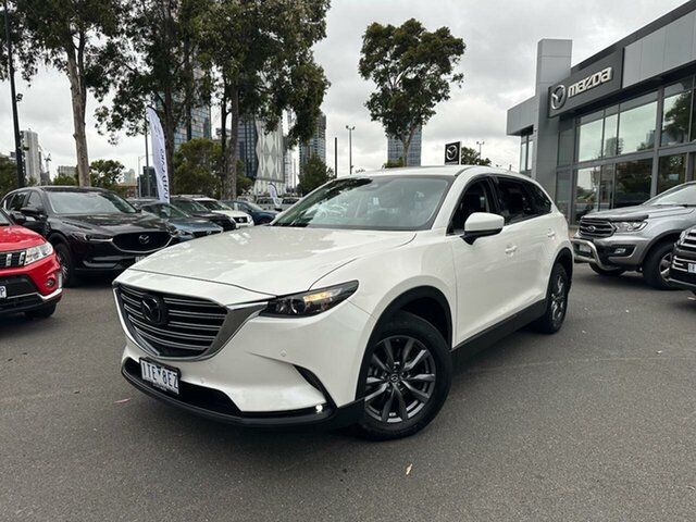 Used Mazda CX-9 TC Touring SKYACTIV-Drive South Melbourne, 2020 Mazda CX-9 TC Touring SKYACTIV-Drive Snowflake White Pearl 6 Speed Sports Automatic Wagon
