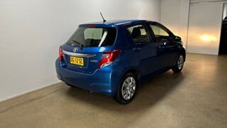 2015 Toyota Yaris NCP130R MY15 Ascent Blue 5 Speed Manual Hatchback.