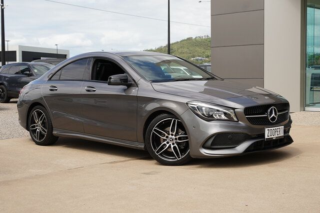 Used Mercedes-Benz CLA-Class C117 808+058MY CLA200 DCT Townsville, 2018 Mercedes-Benz CLA-Class C117 808+058MY CLA200 DCT Silver 7 Speed Sports Automatic Dual Clutch