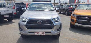 2023 Toyota Hilux GUN126R SR5 Double Cab Silver 6 Speed Sports Automatic Cab Chassis.