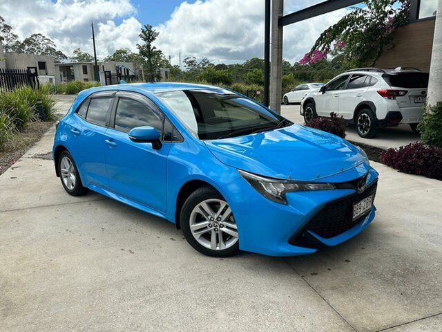 Used Toyota Corolla Mzea12R Ascent Sport Cooroy, 2018 Toyota Corolla Mzea12R Ascent Sport Blue 10 Speed Constant Variable Hatchback