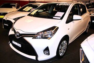 2016 Toyota Yaris NCP131R SX White 4 Speed Automatic Hatchback