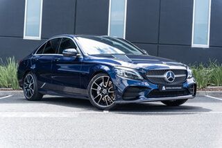 2018 Mercedes-Benz C-Class W205 809MY C200 9G-Tronic Cavansite Blue 9 Speed Sports Automatic Sedan.