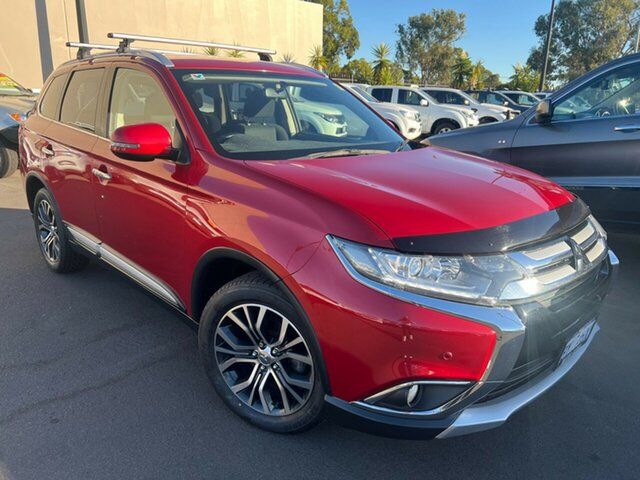 Used Mitsubishi Outlander ZK MY16 LS 4WD East Bunbury, 2015 Mitsubishi Outlander ZK MY16 LS 4WD Red 6 Speed Constant Variable Wagon