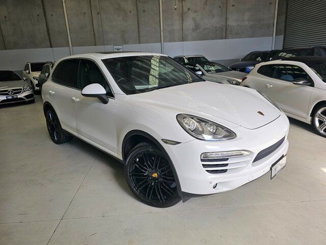 Used Porsche Cayenne 92A MY14 Diesel Tiptronic Seaford, 2013 Porsche Cayenne 92A MY14 Diesel Tiptronic White 8 Speed Sports Automatic Wagon