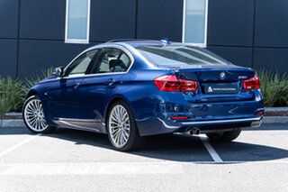 2018 BMW 3 Series F30 LCI 330i Luxury Line Mediterran Blue Metallic 8 Speed Sports Automatic Sedan