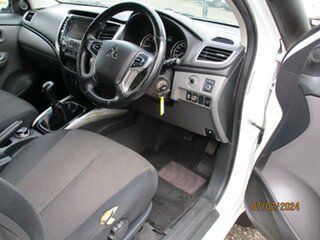 2017 Mitsubishi Triton MQ MY17 GLS Double Cab Sports Edition White 6 Speed Manual Utility
