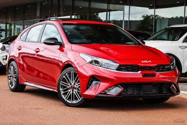 New Kia Cerato BD MY24 GT DCT Reynella, 2024 Kia Cerato BD MY24 GT DCT Red 7 Speed Sports Automatic Dual Clutch Hatchback
