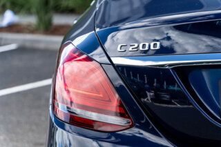 2018 Mercedes-Benz C-Class W205 809MY C200 9G-Tronic Cavansite Blue 9 Speed Sports Automatic Sedan