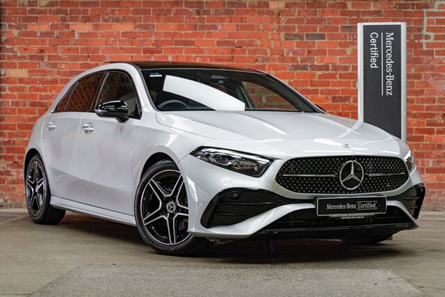 Used Mercedes-Benz A-Class W177 803+053MY A200 DCT Mulgrave, 2023 Mercedes-Benz A-Class W177 803+053MY A200 DCT Iridium Silver 7 Speed