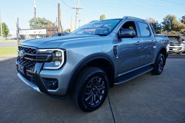 Used Ford Ranger PY 2022MY Wildtrak Dandenong, 2023 Ford Ranger PY 2022MY Wildtrak Aluminium 10 Speed Sports Automatic Double Cab Pick Up