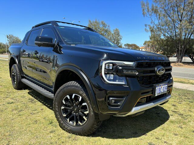 Demo Ford Ranger PY 2024.00MY Wildtrak X Pick-up Double Cab Clarkson, 2023 Ford Ranger PY 2024.00MY Wildtrak X Pick-up Double Cab Shadow Black 10 Speed Sports Automatic