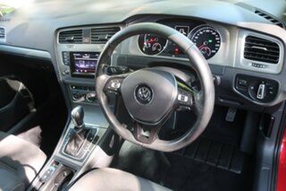 2014 Volkswagen Golf VII MY14 90TSI DSG Comfortline Red Merlot 7 Speed Sports Automatic Dual Clutch