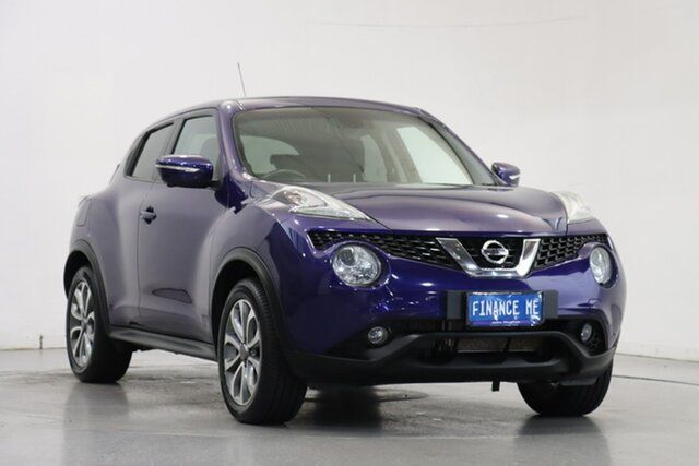 Used Nissan Juke F15 Series 2 Ti-S X-tronic AWD Victoria Park, 2017 Nissan Juke F15 Series 2 Ti-S X-tronic AWD Purple Blue 1 Speed Constant Variable Hatchback