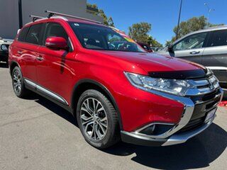 2015 Mitsubishi Outlander ZK MY16 LS 4WD Red 6 Speed Constant Variable Wagon.