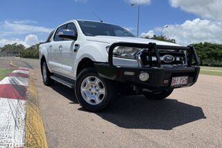 2018 Ford Ranger PX MkII 2018.00MY XLT Double Cab 4x2 Hi-Rider Frozen White 6 Speed Sports Automatic