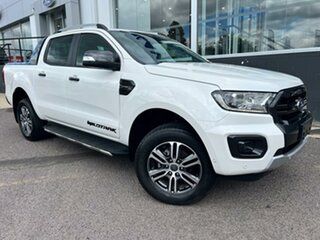 2021 Ford Ranger PX MkIII 2021.25MY Wildtrak White 10 Speed Sports Automatic Double Cab Pick Up.