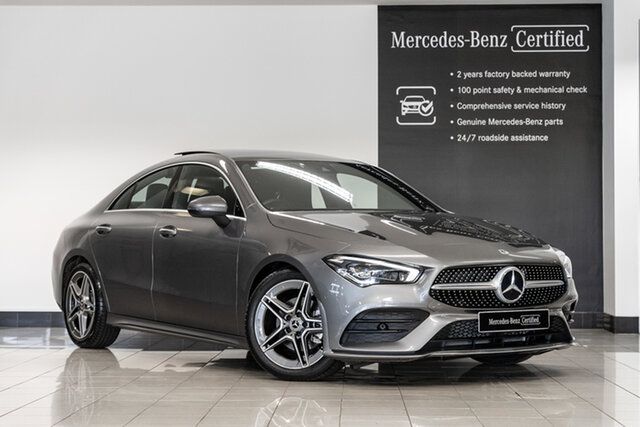 Certified Pre-Owned Mercedes-Benz CLA-Class C118 803+053MY CLA200 DCT Narre Warren, 2023 Mercedes-Benz CLA-Class C118 803+053MY CLA200 DCT Mountain Grey 7 Speed