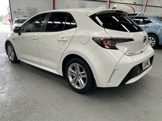 2019 Toyota Corolla ZWE211R SX Hybrid White Continuous Variable Hatchback.