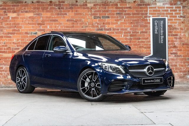 Certified Pre-Owned Mercedes-Benz C-Class W205 809MY C300 9G-Tronic Mulgrave, 2019 Mercedes-Benz C-Class W205 809MY C300 9G-Tronic Cavansite Blue 9 Speed Sports Automatic Sedan