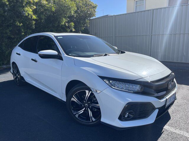 Used Honda Civic 10th Gen MY18 RS Devonport, 2018 Honda Civic 10th Gen MY18 RS White 1 Speed Constant Variable Hatchback