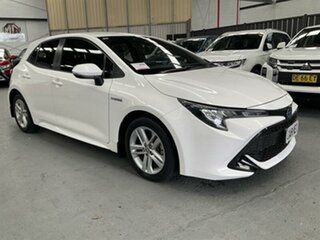2019 Toyota Corolla ZWE211R SX Hybrid White Continuous Variable Hatchback