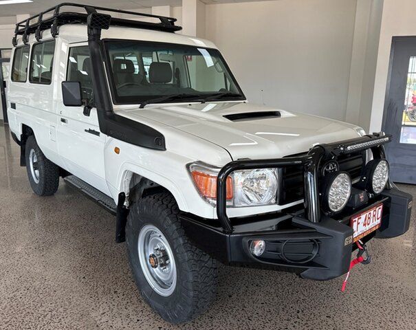 Used Toyota Landcruiser VDJ78R Workmate Troopcarrier Winnellie, 2016 Toyota Landcruiser VDJ78R Workmate Troopcarrier White 5 Speed Manual Wagon