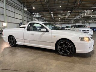 2006 Ford Falcon BF Mk II XR6 Ute Super Cab White 4 Speed Sports Automatic Utility