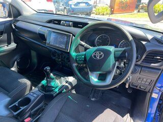 2016 Toyota Hilux GUN126R SR (4x4) Blue 6 Speed Manual X Cab Utility