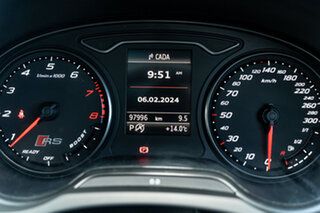 2016 Audi RS 3 8V MY16 Sportback S Tronic Quattro Glacier White 7 Speed Sports Automatic Dual Clutch