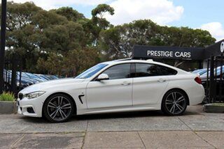 2017 BMW 4 Series F36 440i Gran Coupe White 8 Speed Sports Automatic Hatchback