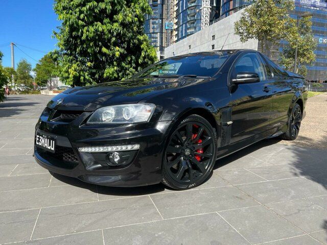 Used Holden Special Vehicles Maloo E Series 3 MY12.5 R8 South Melbourne, 2012 Holden Special Vehicles Maloo E Series 3 MY12.5 R8 Black 6 Speed Sports Automatic Utility