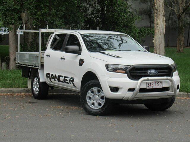 Used Ford Ranger PX MkIII 2019.00MY XL Hi-Rider Slacks Creek, 2019 Ford Ranger PX MkIII 2019.00MY XL Hi-Rider White 6 Speed Sports Automatic Double Cab Chassis