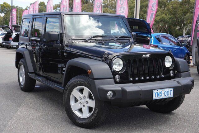 Used Jeep Wrangler JK MY2016 Unlimited Sport Phillip, 2016 Jeep Wrangler JK MY2016 Unlimited Sport Black 5 Speed Automatic Softtop