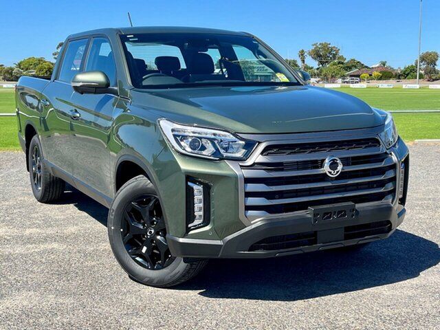 New Ssangyong Musso Q261 MY24 Ultimate Crew Cab XLV Christies Beach, 2023 Ssangyong Musso Q261 MY24 Ultimate Crew Cab XLV Green 6 Speed Sports Automatic Utility