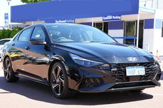 2022 Hyundai i30 CN7.V1 MY21 N Line D-CT Premium Black 7 Speed Sports Automatic Dual Clutch Sedan.