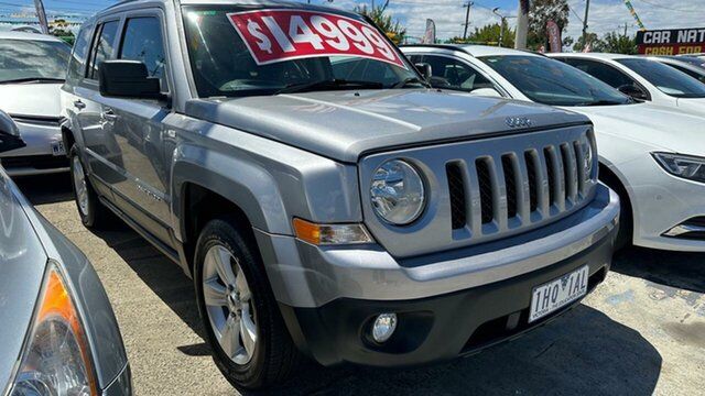Used Jeep Patriot MK MY16 Sport CVT Auto Stick 4x2 Maidstone, 2016 Jeep Patriot MK MY16 Sport CVT Auto Stick 4x2 Silver 6 Speed Constant Variable Wagon