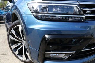2018 Volkswagen Tiguan 5NA MY18 Allspace 162 TSI Highline Blue Silk 7 Speed Auto Direct Shift Wagon.