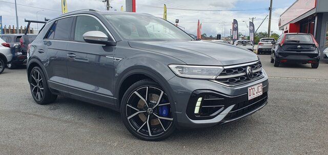 Used Volkswagen T-ROC D11 MY23 R DSG 4MOTION Springwood, 2022 Volkswagen T-ROC D11 MY23 R DSG 4MOTION Indium Grey 7 Speed Sports Automatic Dual Clutch Wagon