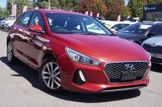 2019 Hyundai i30 PD2 MY19 Active D-CT Red 7 Speed Sports Automatic Dual Clutch Hatchback.