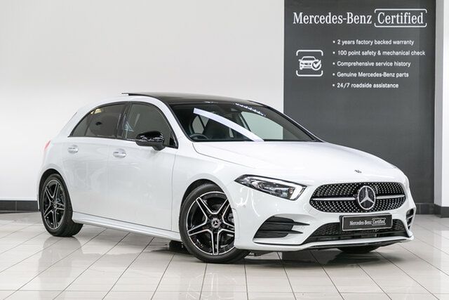 Certified Pre-Owned Mercedes-Benz A-Class W177 802MY A180 DCT Narre Warren, 2022 Mercedes-Benz A-Class W177 802MY A180 DCT Digital White 7 Speed Sports Automatic Dual Clutch