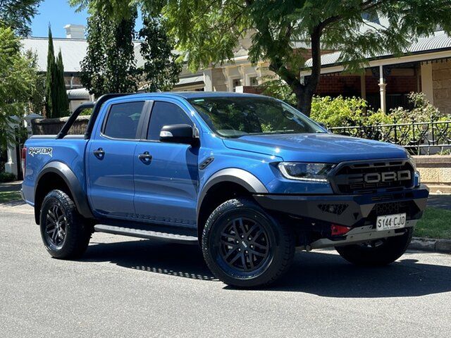 Used Ford Ranger PX MkIII 2020.25MY Raptor Hyde Park, 2020 Ford Ranger PX MkIII 2020.25MY Raptor Blue 10 Speed Sports Automatic Double Cab Pick Up