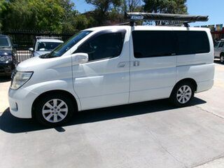 2006 Nissan Elgrand E51 Highway Star White 5 Speed Automatic Wagon