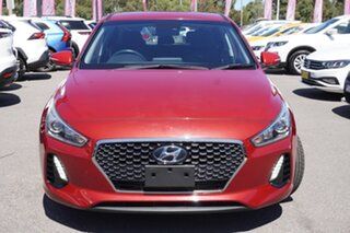 2019 Hyundai i30 PD2 MY19 Active D-CT Red 7 Speed Sports Automatic Dual Clutch Hatchback.